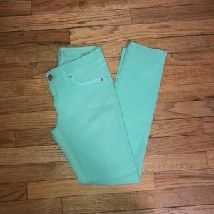 DL 1961 Angel stretch jeans in key lime